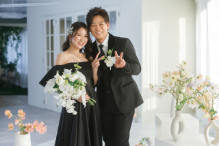 仲良しなお二人♪笑顔満載の和洋スタジオ撮影☆