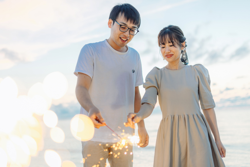 花火での撮影も