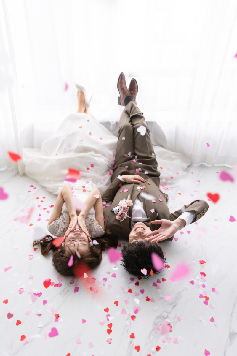 【和洋3着スタジオ撮影】韓国風wedding♡