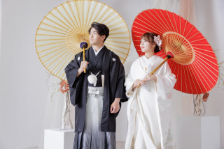 和装洋装スタジオ撮影