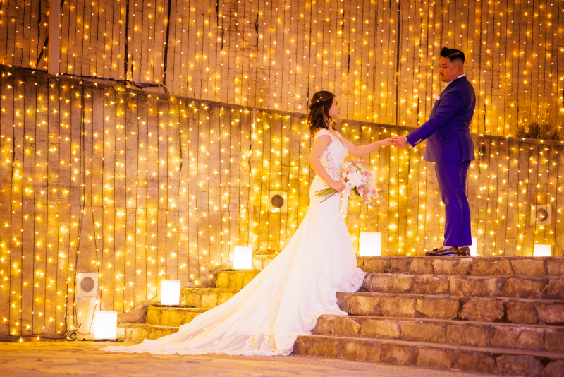 イルミネーションで