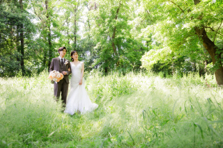 鶴見緑地で新緑のロケーション撮影♪