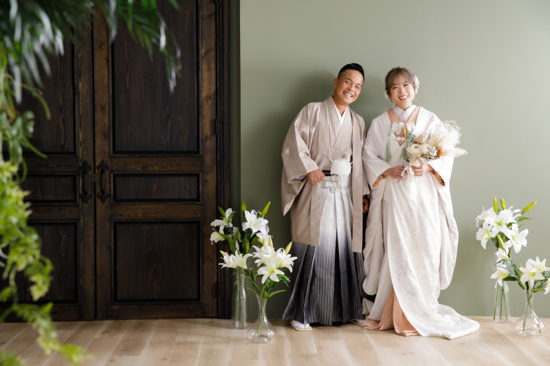 当館人気のグリーンバックで