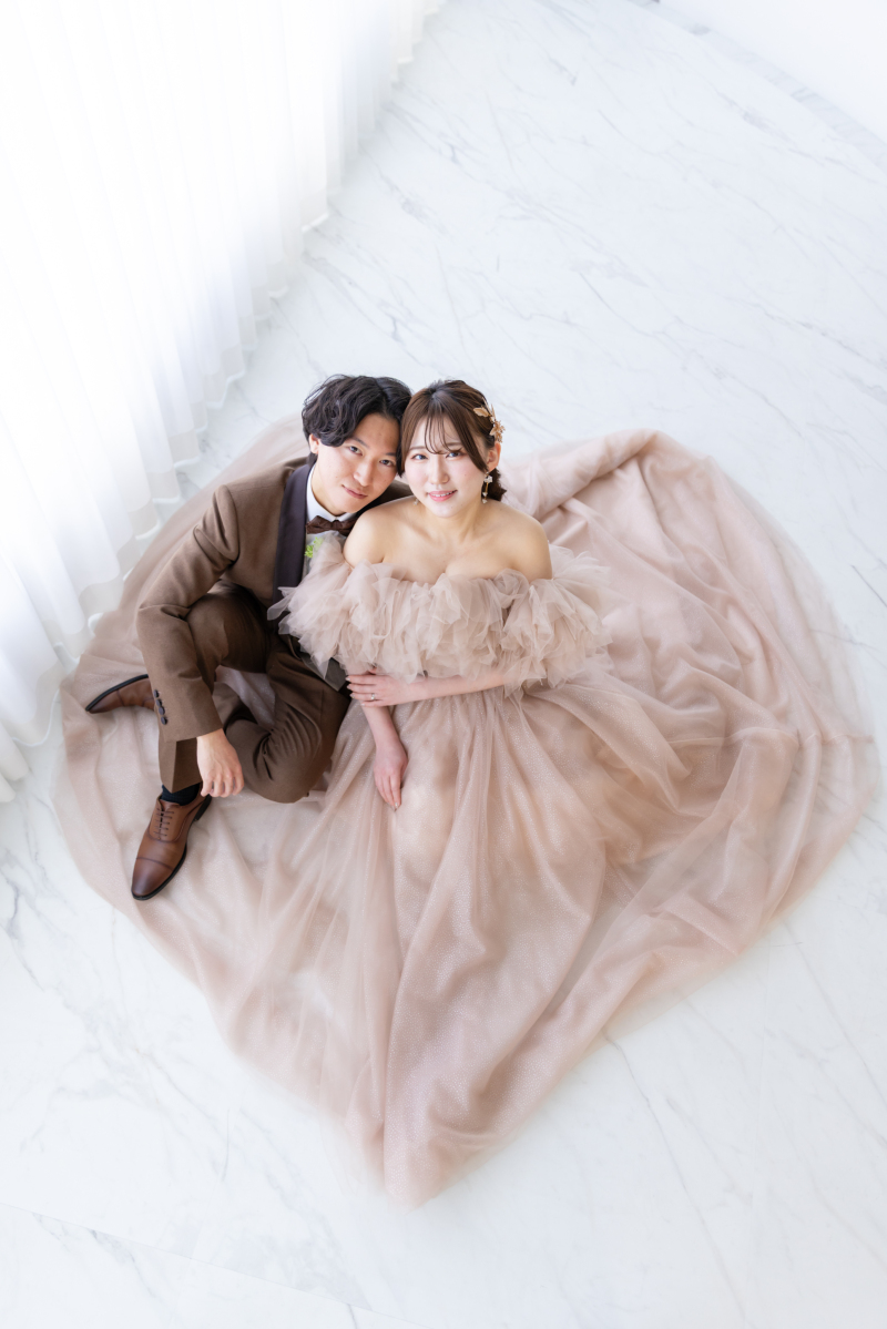 ドレスでハート♡