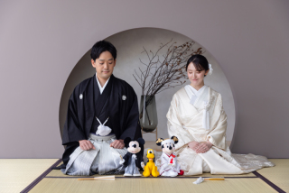 【和装スタジオ撮影】シンプルなお衣装とかわいい小物と♡