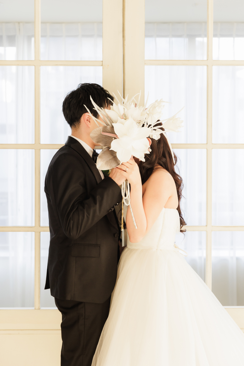 お顔隠しショット