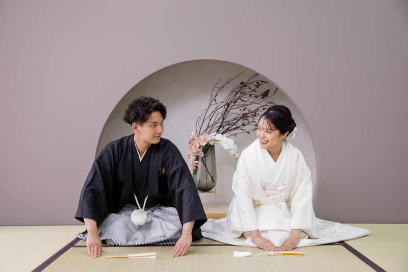 お辞儀ショット