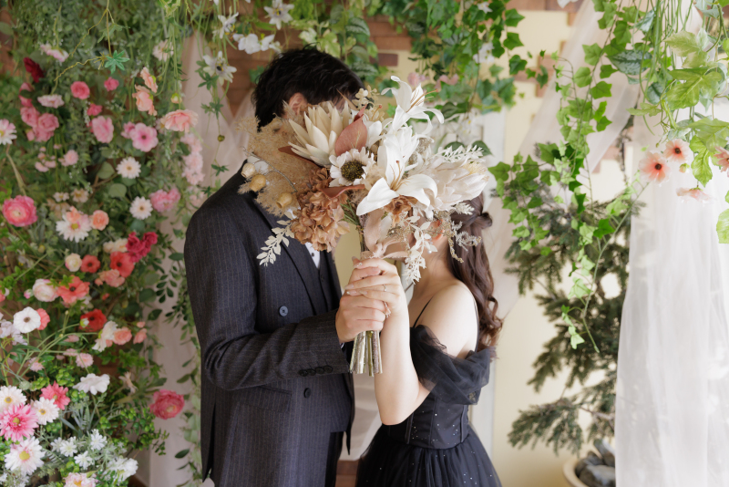 ブーケを使って