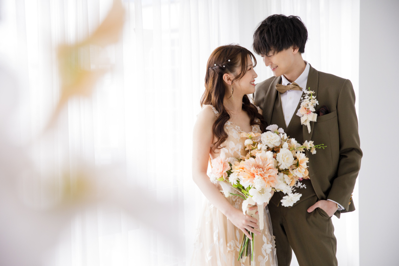 韓国フォト風の撮影を♪和装+洋装スタジオ撮影