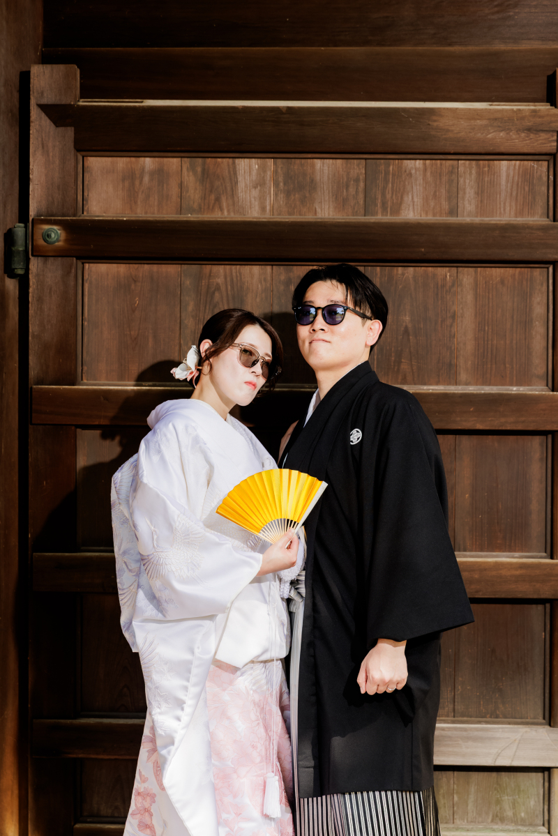 和装×サングラス