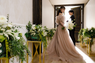 カラードレスでスタジオ撮影♪