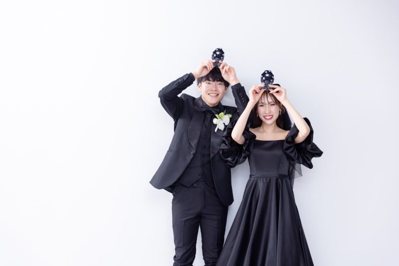 オールブラックコーデ&times;黒ミャクミャク