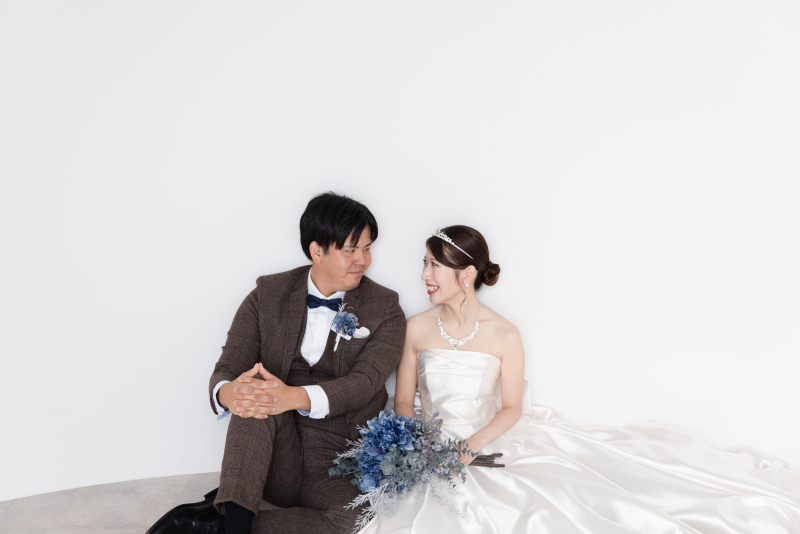 【和装洋装スタジオ撮影】シンプルだからこそ美しい。