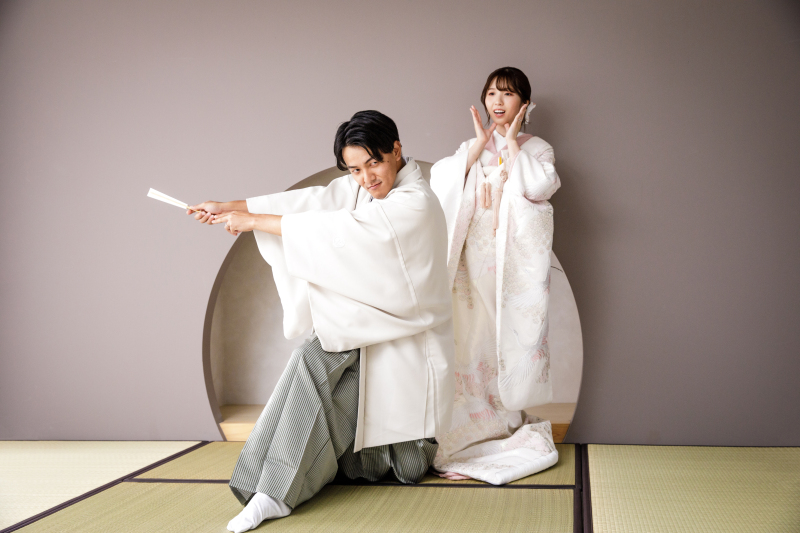 おもしろポーズも