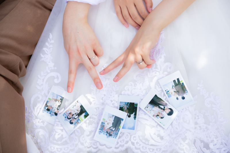 お持ち込みのチェキで