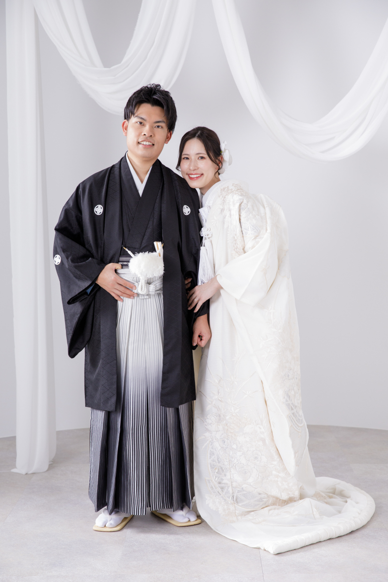 和装に着替えて