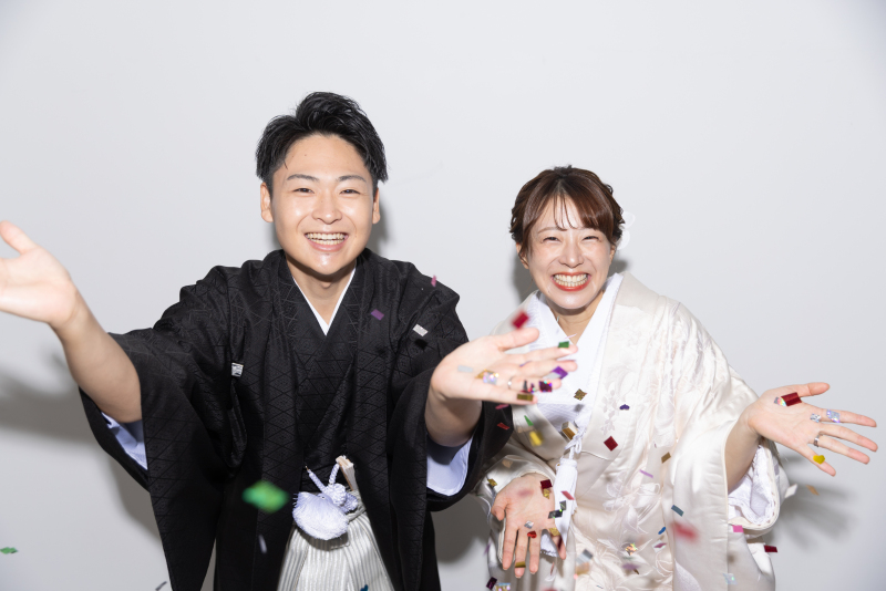 【和装洋装スタジオ撮影】笑顔たくさんの幸せ撮影♡