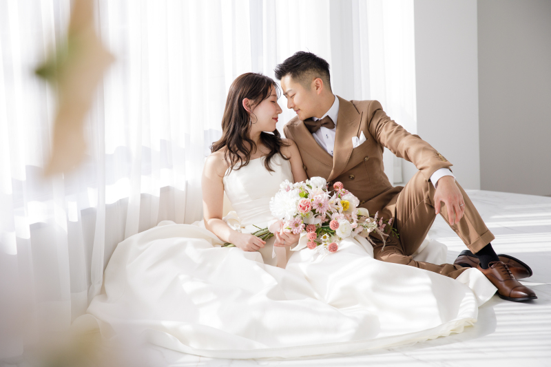 ドレスにチェンジ