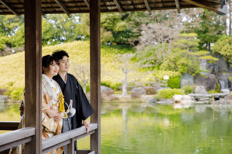 池を眺めて、、