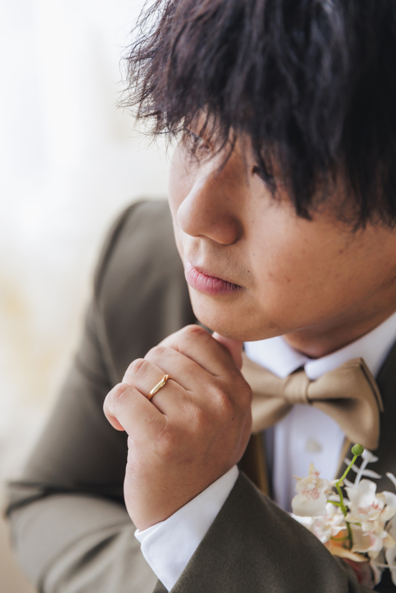 キラッと光る指輪