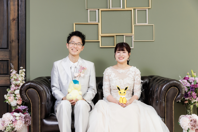 おふたりの大切なアイテムと共に