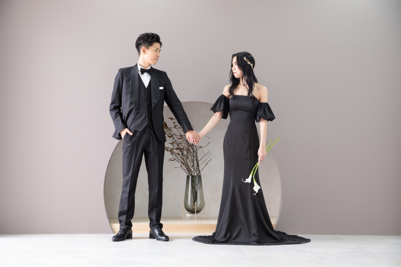 見つめ合いショットも