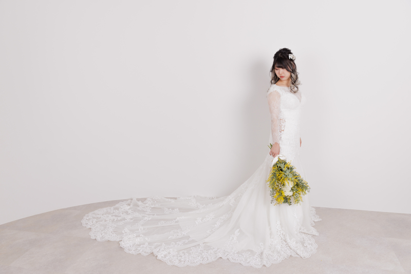 ドレスを使って、、