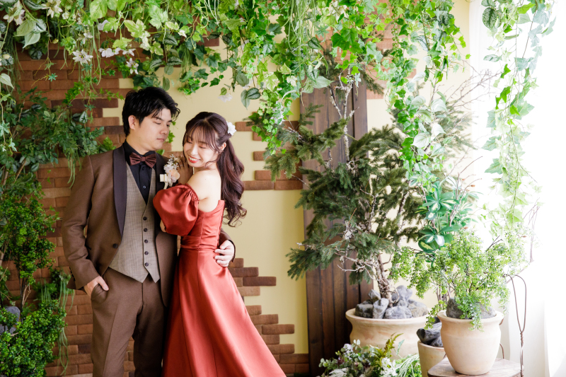 ガーデン風な撮影も