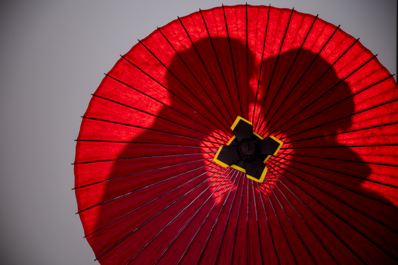 シルエット撮影