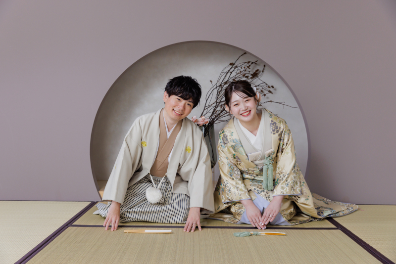 お辞儀ショット