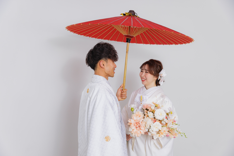 見つめ合うお二人のショット