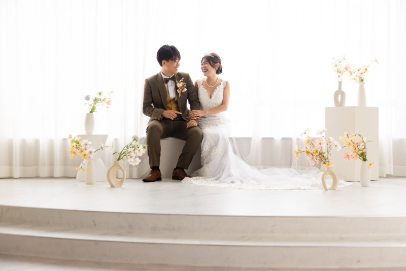 自然体の笑顔も◎