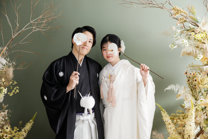 お花を使ったショット☆