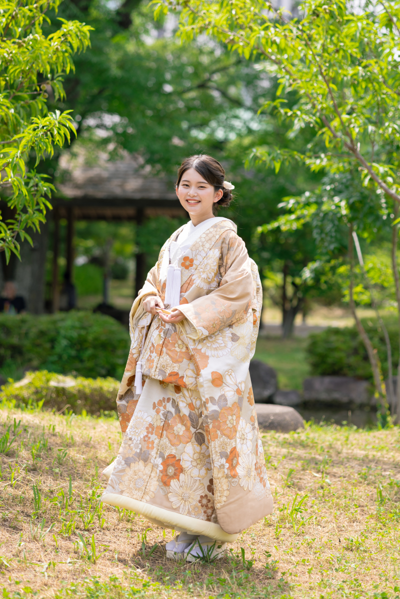 とってもお似合いな色打掛♡