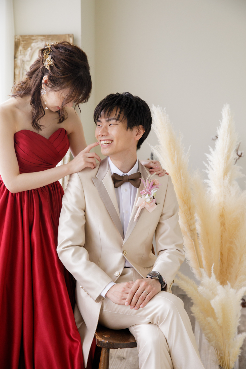 ドレスにチェンジ!