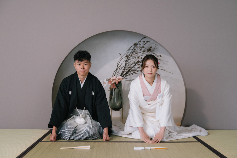 定番の正座ショット!!