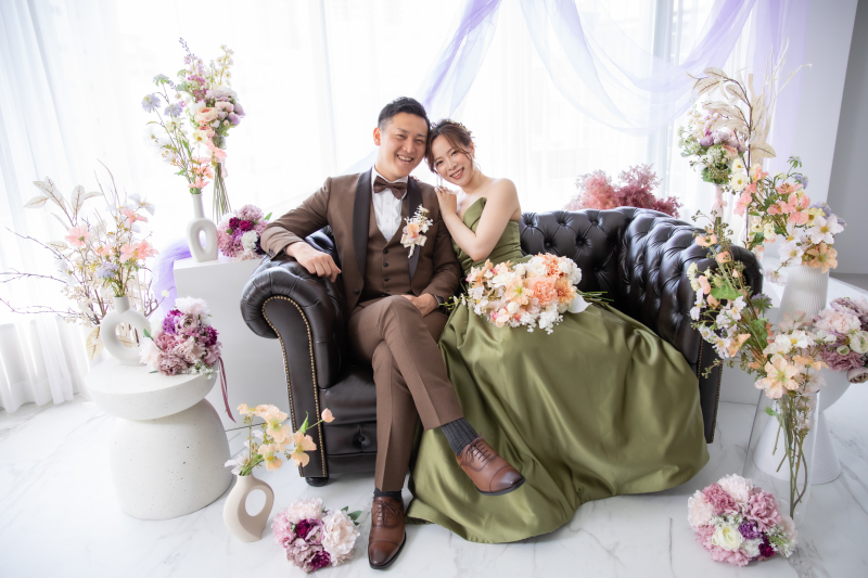 高砂風のソファでのショット