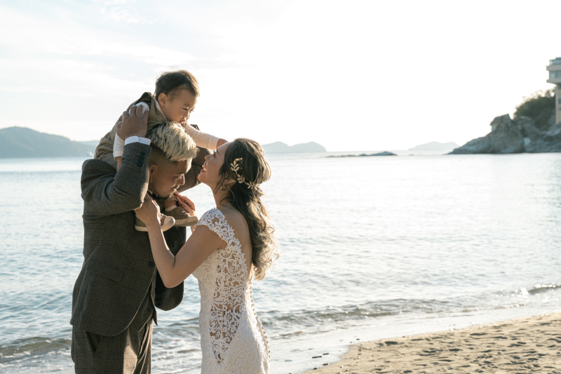 お子様と残すことのできるウエディングフォト