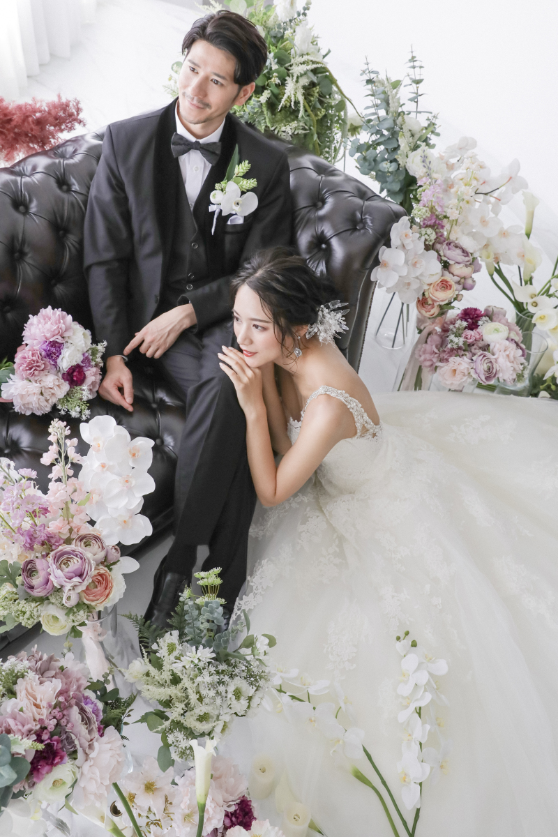 【挙式前撮りプラン】洋装ドレス撮影☆アルバム付♪大切なご家族を呼べるアットホームな挙式が可能☆