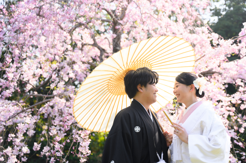 【ロケーション撮影】大仙公園ロケーション☆風情溢れる日本庭園で和装撮影!桜ロケも◎☆和装1着ロケーションプラン145,000円