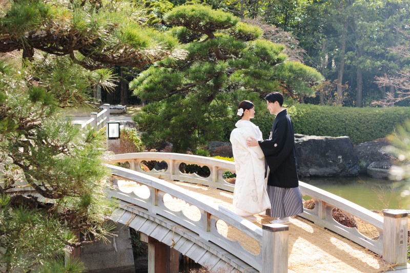 【スタジオ+ロケーション撮影】3着プラン!!ドレスも和装も組み合わせ自由!スタジオもロケーションもどちらも撮影ができる!