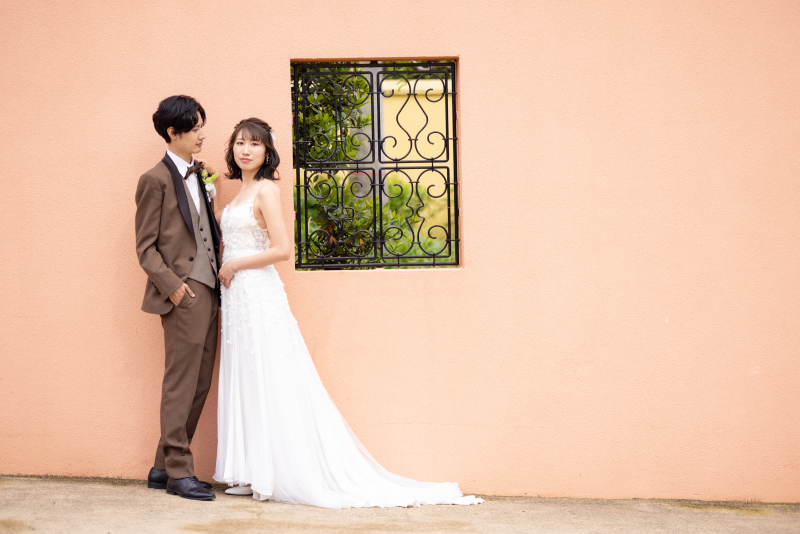 【ロケーション撮影】緑に囲まれたロケーション★鶴見緑地公園で自然を感じながらお二人らしい撮影を☆洋装1点プラン!130,000円