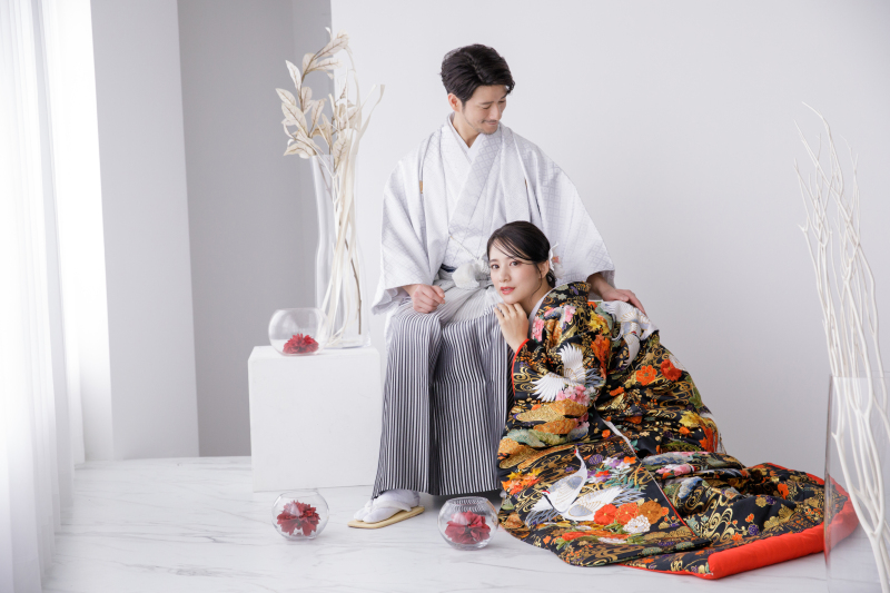 【スタジオ撮影】白無垢も色打掛も着れる！和装2点スタジオ撮影120,000円☆選べるシチュエーションが魅力的【限定価格】