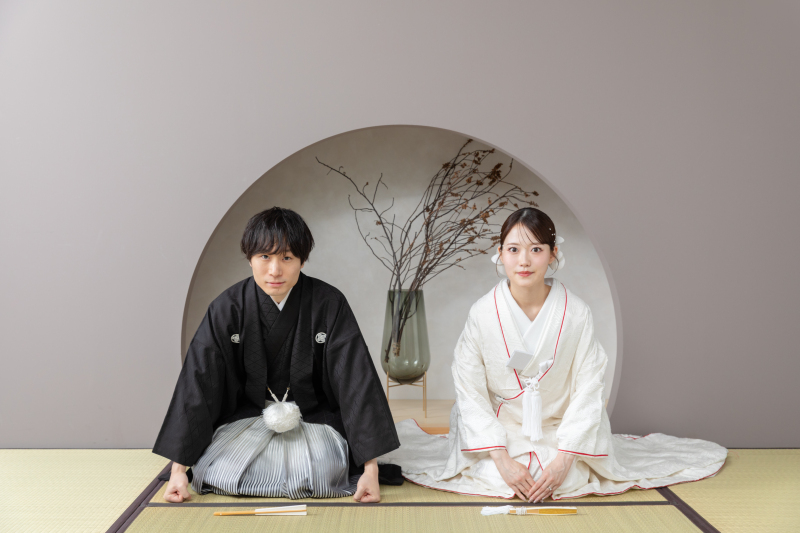 【1週間特急納品★2面アルバム付き】ドレスも和装も選べる1点スタジオ撮影プラン♪115,000円