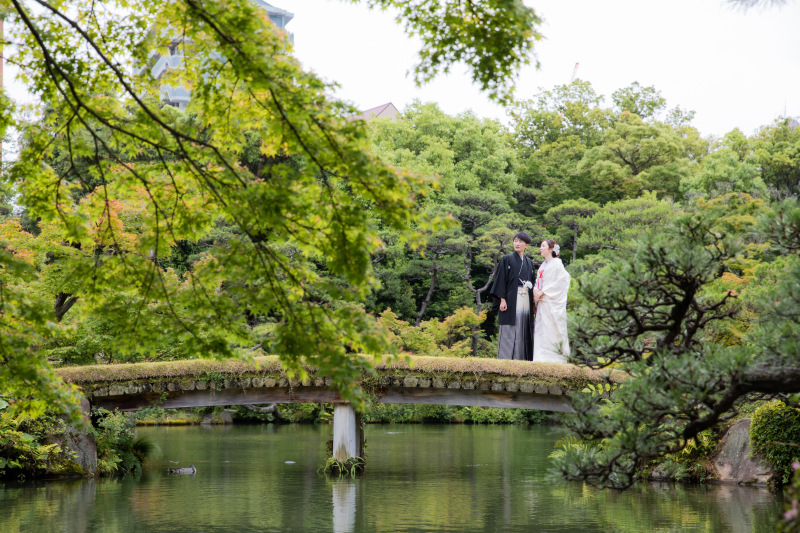 【ロケーション撮影】神戸旧居留地と本格日本庭園で撮影が叶うロケーションプラン♪ドレスも和装も◎⭐︎スタッフ交通費付き!