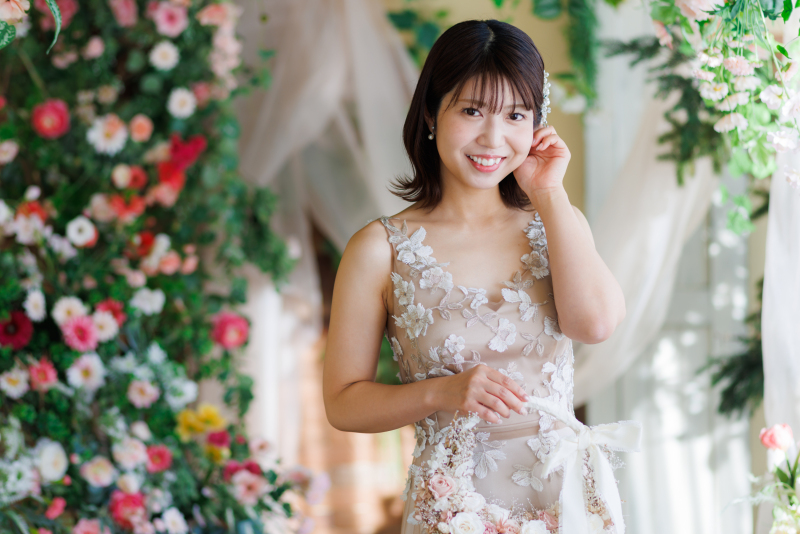 【スタジオ撮影】洋装ソロウェディング☆スタジオを貸切で撮影♪今の自分を美しく残そう♡データ60カット付き70,000円