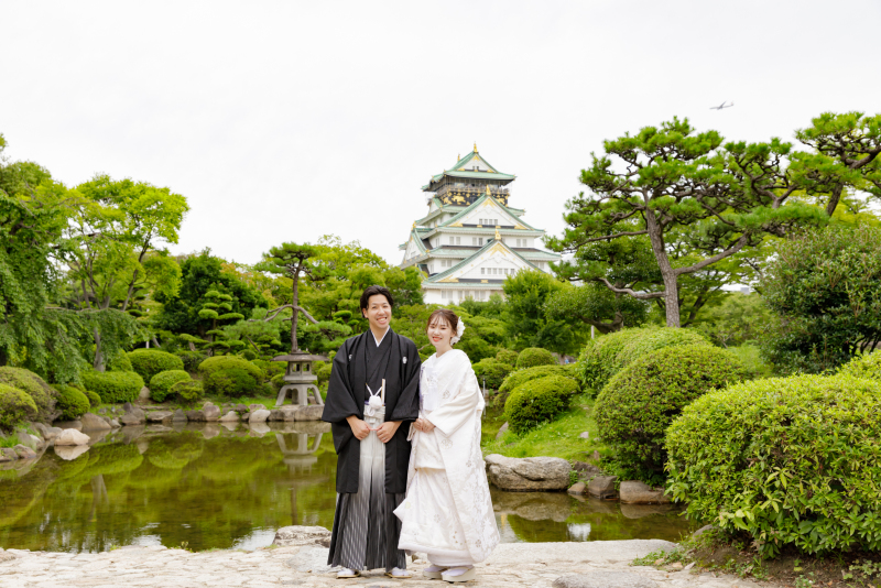 【ロケーション撮影】大阪の人気スポット・大阪城☆和装1着ロケーションプラン★スタッフ交通費込み!130,000円