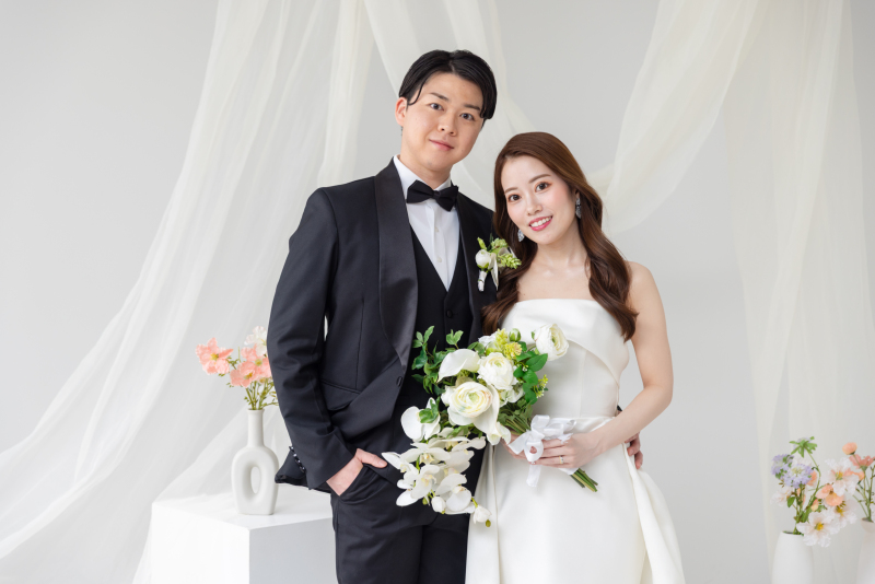 【スタジオ撮影】洋装1着♪カラードレスもOK!スタジオを貸切で撮影☆定価140,000円→75,000円【限定価格】