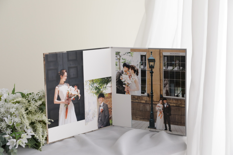 挙式をされる方へ【結婚式で使えるデータお急ぎ納品★2面アルバム付き】ドレスも和装も選べる1点スタジオ撮影プラン♪115,000円