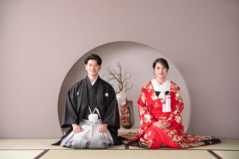 【5月末までの撮影で50%OFF！15組限定】和装＋洋装スタジオプラン☆98,000円！選べるシチュエーションが魅力★